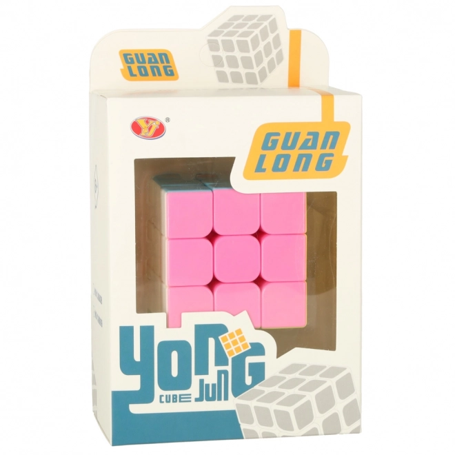 Puslespil kube 3 x 3 neon