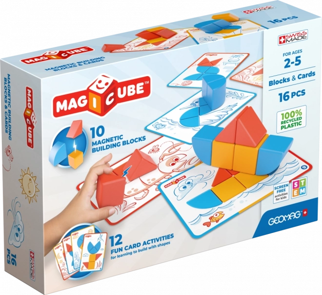 Geomag Magicube Klodser & Kort 16 stykker