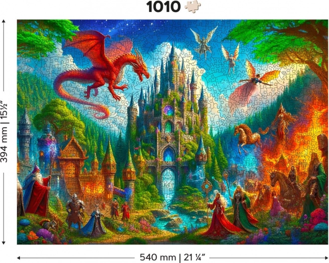 Træpuslespil Fantasy Slot 1010 brikker
