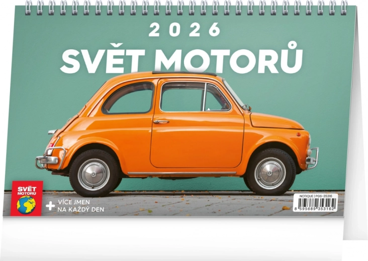 Bordkalender Svět motorů 2026