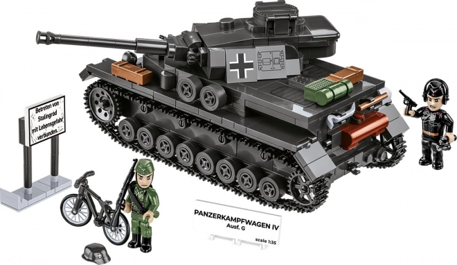 COBI 3127 Anden Verdenskrig Tysk tank Panzerkampfwagen IV Ausf. G 1:35