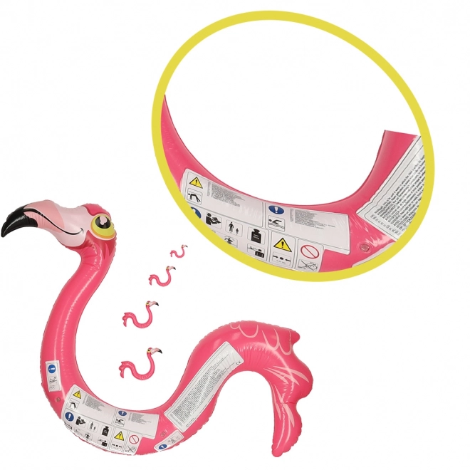 Børns svømmende oppustelige flamingo