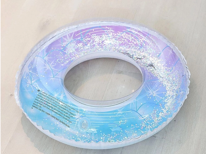 Flydende ring med konfetti 70 cm