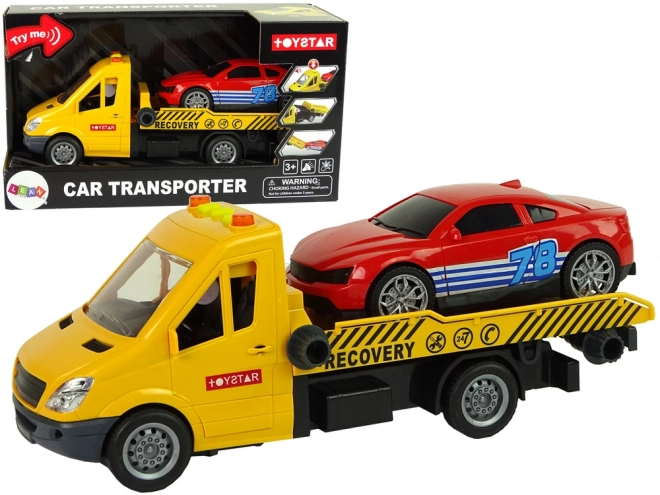 Transport Truck Lastbil Rampe Assist Lyde Lys