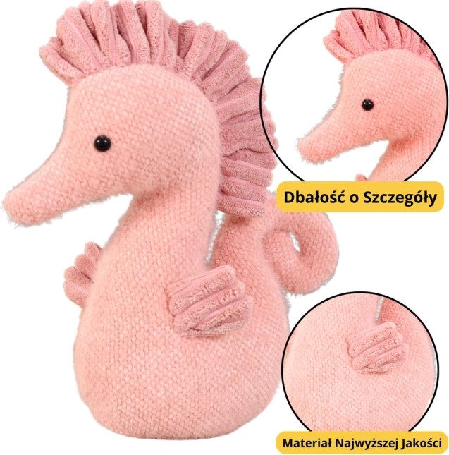 Pink plyshavfisk 25 cm