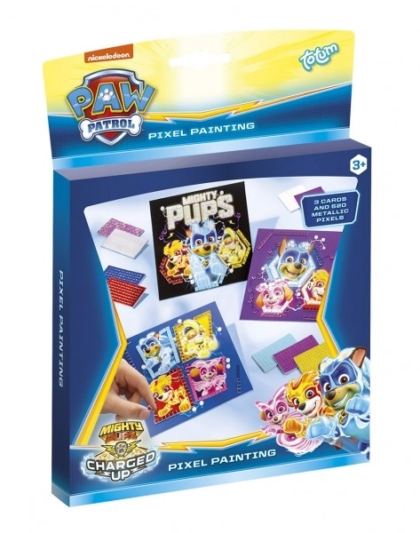 Mozaik farverig Paw Patrol i boks 18x24,5x2cm