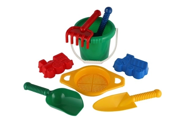 Spand si0at, skovl, handelskop, riven, plastic i net 20x28x12cm 12m+