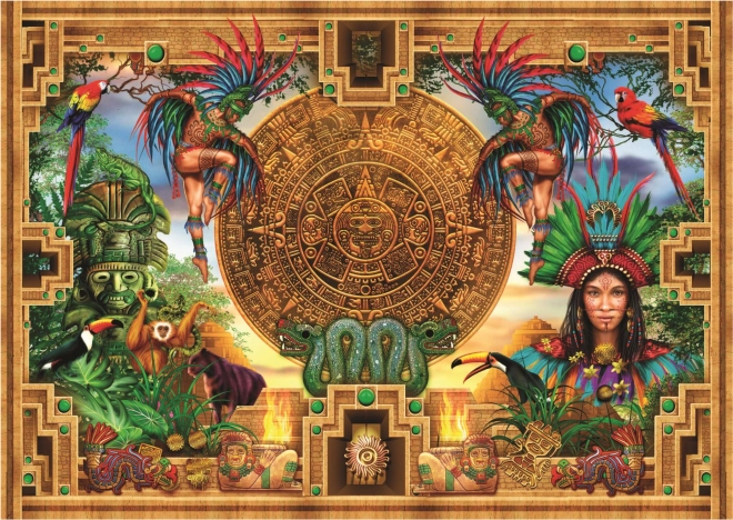 Puslespil Aztekisk-Maya Forbindelse 2000 brikker