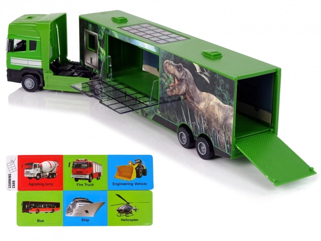 Stor dinosaur transporter Auto Metal