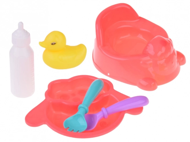 Sæt tilbehør til dukke-toddler