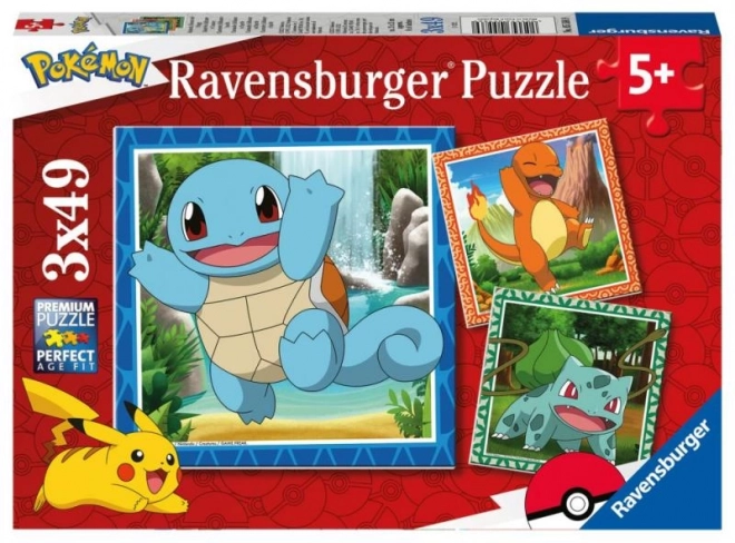 Ravensburger puslespil Pokémon 3x49 brikker