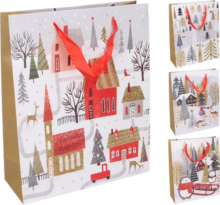 Gavepose L julemotiv 39 × 30 × 12 cm