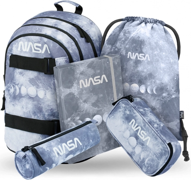 Skolesæt BAAGL Skate NASA grå