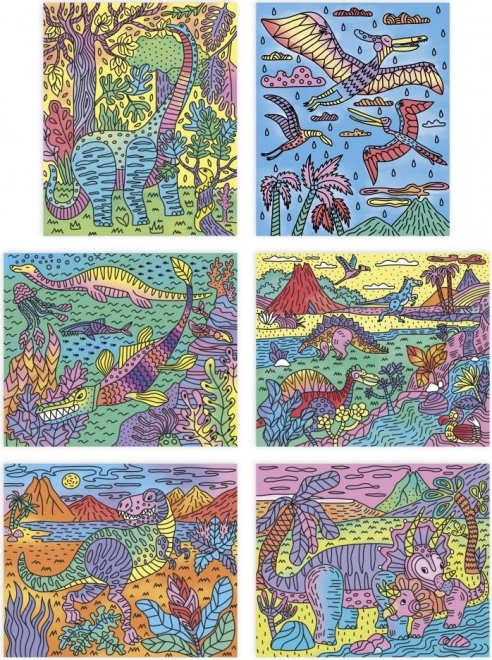 JANOD Maxi malebog Dinosaurer