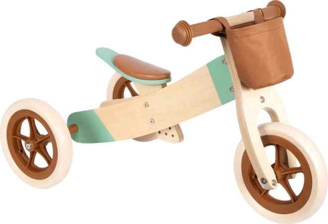træbalancecykel 2 i 1 maxi brun