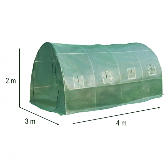 Havefolie tunnel drivhus 4x3x2 m