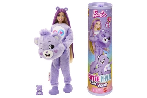 Barbie Cutie Reveal Støttende bjørne i lilla farve