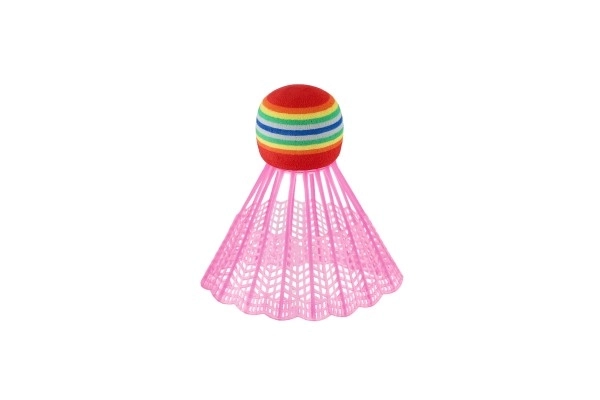 Farverige badmintonbolde