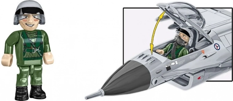 Detaljeret bevæbning og funktionelt cockpit