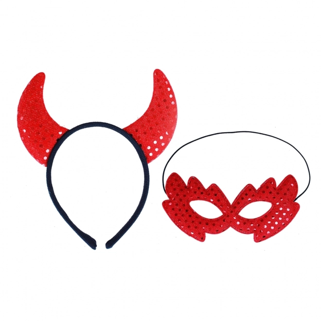 Sæt med horn og maske til voksne
