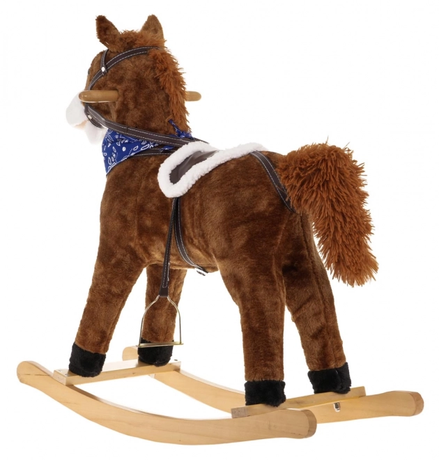 Gyngende hest af bronze
