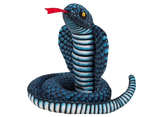 Plys Slange Royal Cobra Blå 100 cm maskot