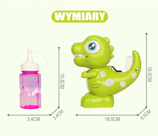 Dinosaur Sæbeboblemaskine til børn