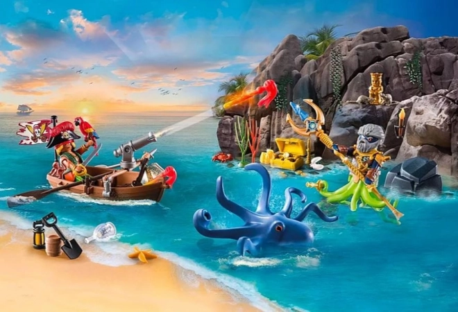 Sæt af piratfigurer 71636 Pirater julekalender