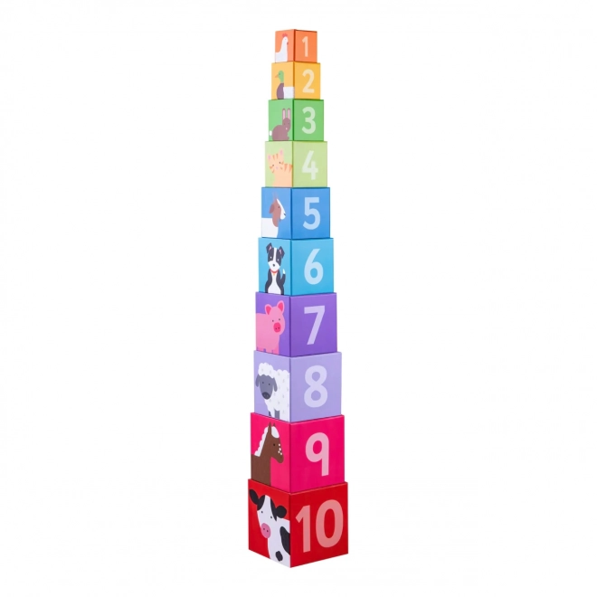 Bigjigs Toys Didaktiske klodser gård