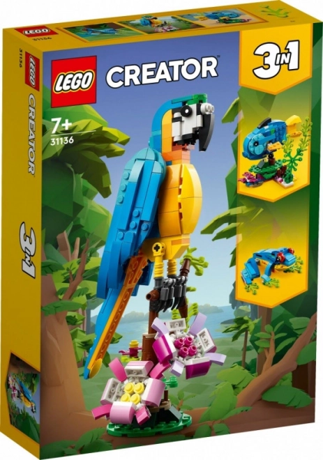 LEGO Creator 3v1 31136 Eksotisk papegøje