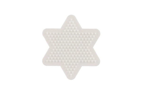 Underlag til strygeperler Hama MIDI - stjerne, hjerte plast 2 stk. i pose 9x9cm