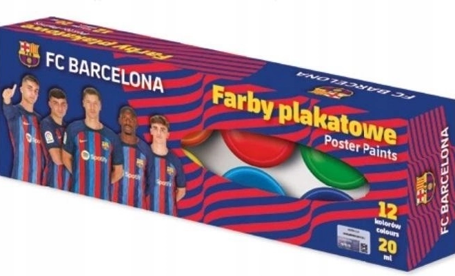 Temperafarver ASTRA FC BARCELONA 12×20 ml