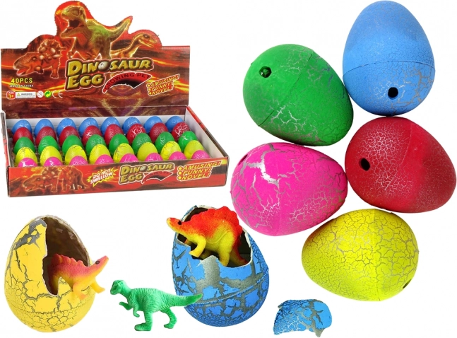 Magisk Dino-Æg Vokser 4 cm Farverigt