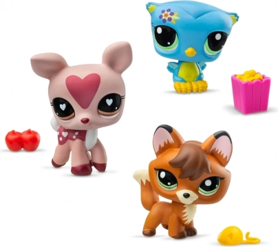 Littlest Pet Shop 3 figurer - forskellige slags