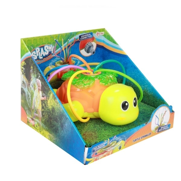 Skildpadde vandspredere til haven plast 20x10cm i kasse 25x19x24cm