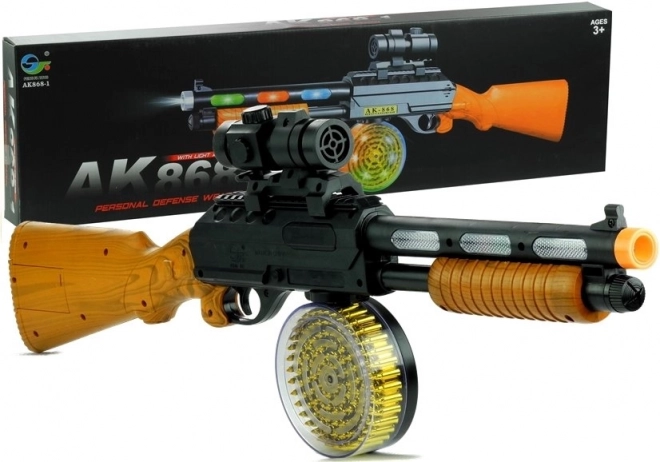 Pistol Rifler AK 868-1 Lys Spil 60 cm