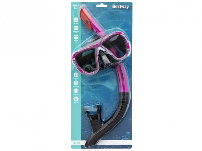 Bestway Snorkelsæt til børn og voksne – Rød