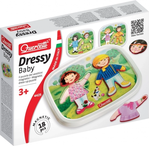 Magnetisk påklædningspuslespil QUERCETTI Dressy Baby