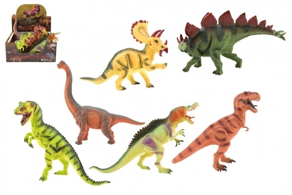 Dinosaur 25-32cm plast 6 slags