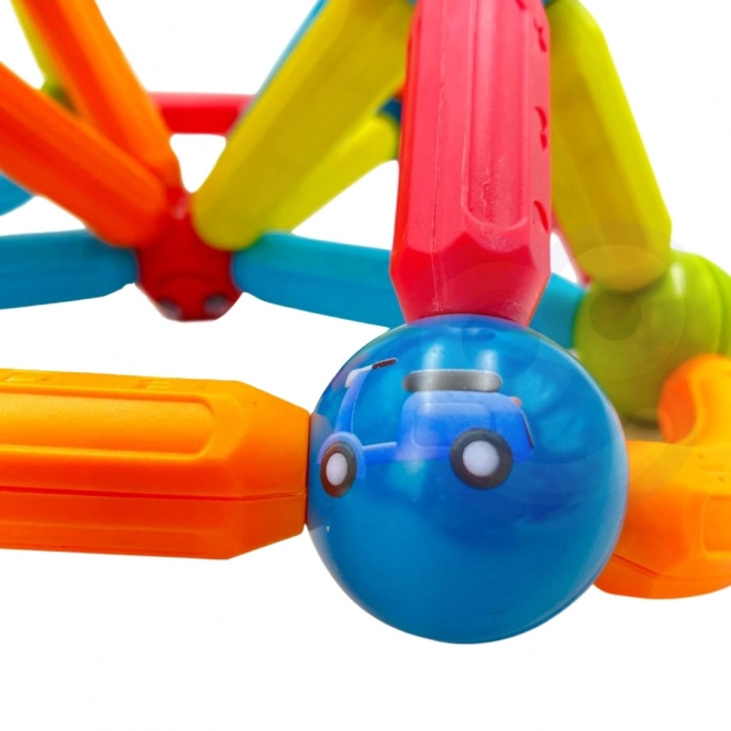 WOOPIE magnetiske byggesten 76 stk