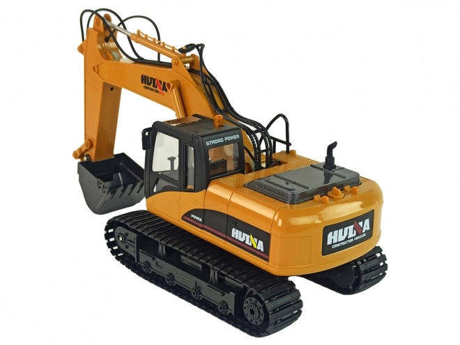 Gul RC Gravemaskine Caterpillar 1:14 med Fjernbetjening