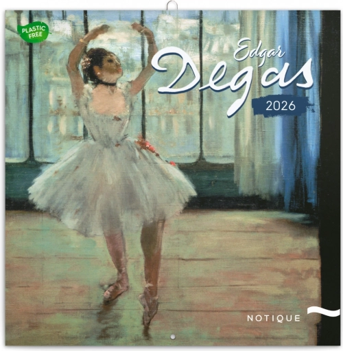 Noteskalender Edgar Degas 2026