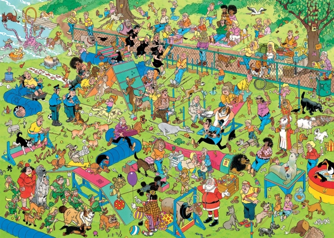 Puzzle Jan van Haasteren Hundepark 1000 brikker