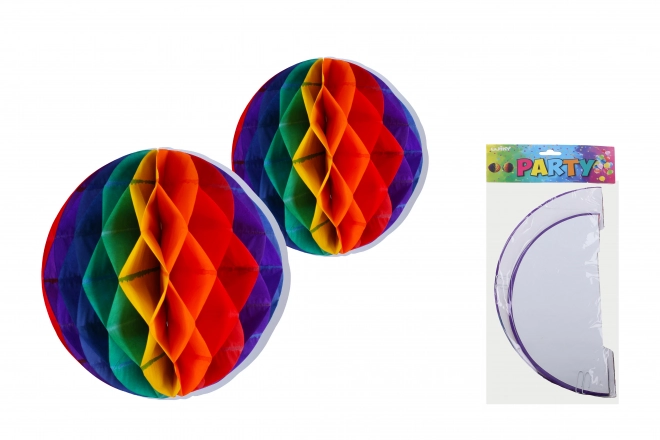 Papirkugle 30 og 25 cm til ophæng