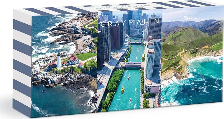 Galison puslespil luftfotos af USA af Gray Malin 3×120 brikker