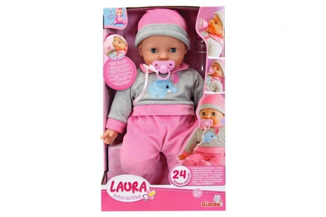 Interaktiv dukke Laura 40 cm