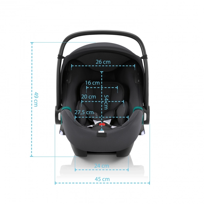 Autostol Britax Römer Baby-Safe iSense Bundle Flex iSense, Nordic Grey