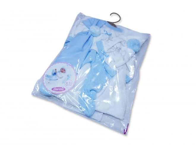 Llorens M635-71 tøj til dukken baby NEW BORN i størrelsen 35-36 cm