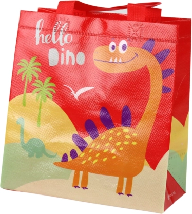 Gavepose dinosaur rød 23 × 21,5 × 11 cm