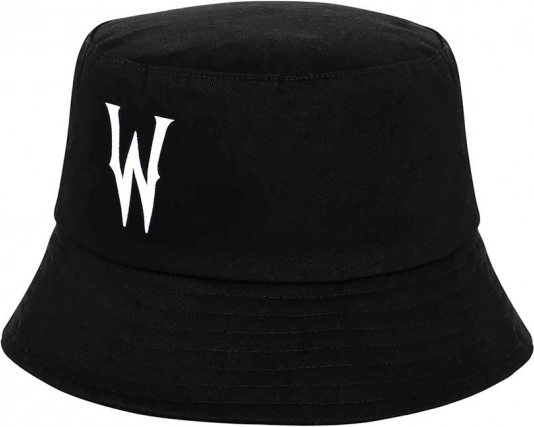 børne bucket-hat WEDNESDAY, sort